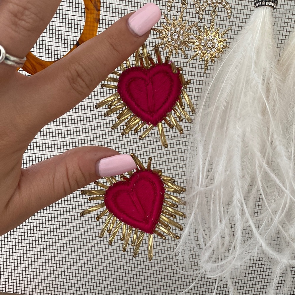 Heart earrings